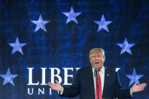 O pr&eacute;-candidato republicano Donald Trump