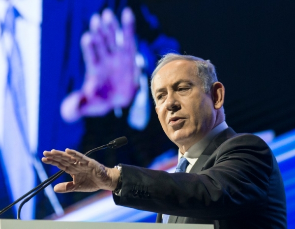 O primeiro-ministro israelense, Benjamin Netanyahu, em Tel Aviv, no dia 26 de janeiro de 2016
