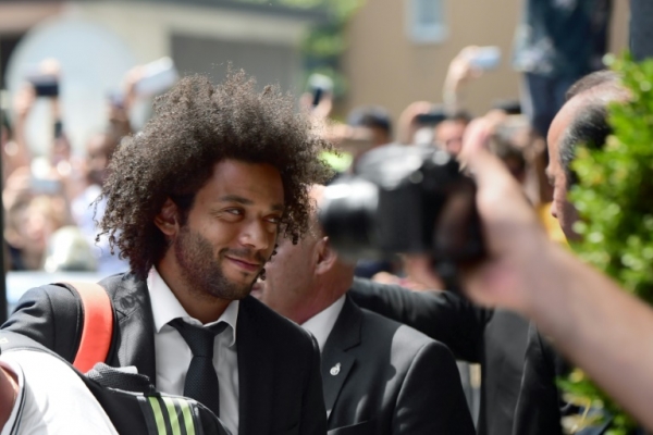 Marcelo, do Real Madrid, em Mil&atilde;o, no dia 27 de maio de 2016