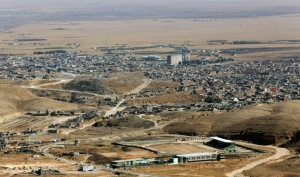Vista da cidade de Sinjar, no oeste de Mossul, Iraque, no dia 17 de agosto de 2015