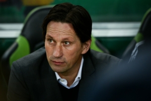 O t&eacute;cnico do Bayer Leverkusen, Roger Schmidt, em Lisboa, no dia 18 de fevereiro de 2016