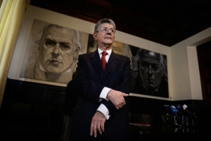 O presidente do Parlamento, o opositor Henry Ramos Allup, em Caracas, no dia 14 de abril de 2016