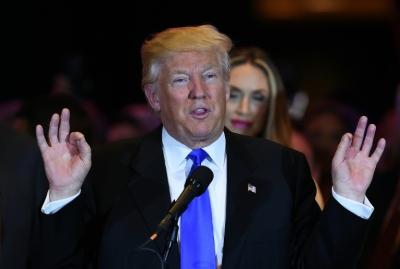 O pr&eacute;-candidato republicano Donald Trump