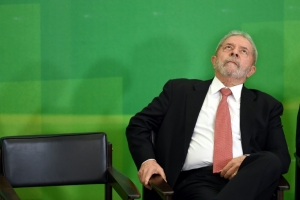O ex-presidente Luiz In&aacute;cio Lula da Silva, em Bras&iacute;lia, no dia 17 de mar&ccedil;o de 2016
