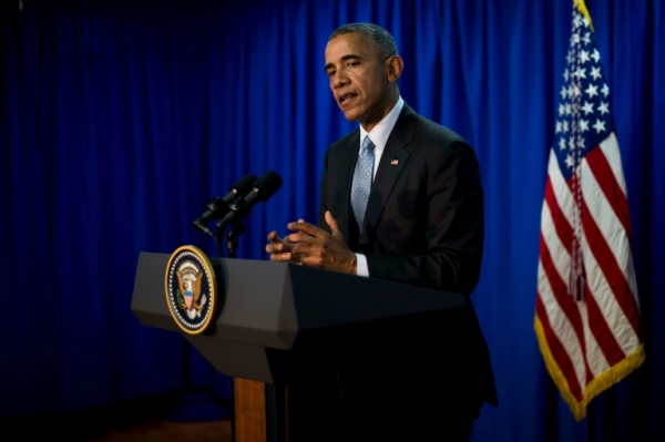 O presidente americano, Barack Obama, participa de coletiva de imprensa, em Ise Shima, no Jap&atilde;o, no dia 26 de maio de 2016