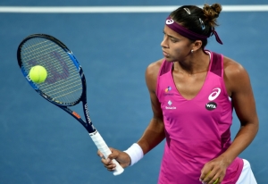 A tenista brasileira Teliana Pereira &eacute; vista em 3 de janeiro de 2016