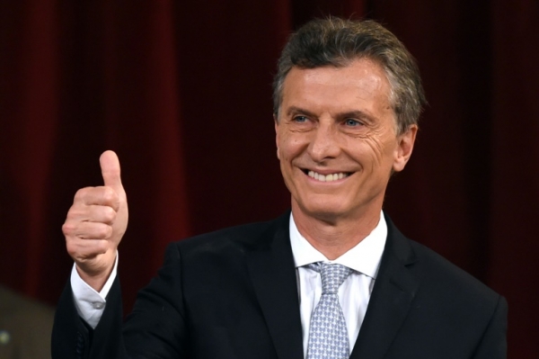 O presidente argentino, Mauricio Macri