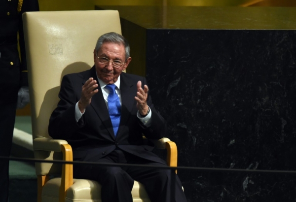 O presidente cubano, Raul Castro, em Nova York, no dia 28 de setembro de 2015