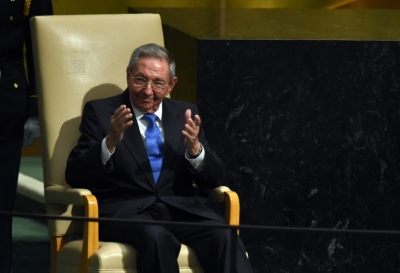 O presidente cubano, Raul Castro, em Nova York, no dia 28 de setembro de 2015