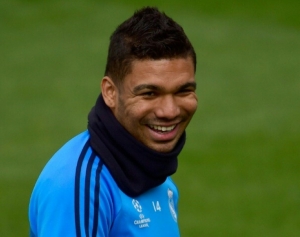Casemiro, do Real Madrid, em Madri, no dia 11 de abril de 2016