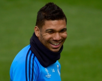 Casemiro, do Real Madrid, em Madri, no dia 11 de abril de 2016