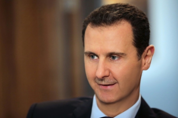 Assad concede uma entrevista exclusiva &agrave; AFP em Damasco