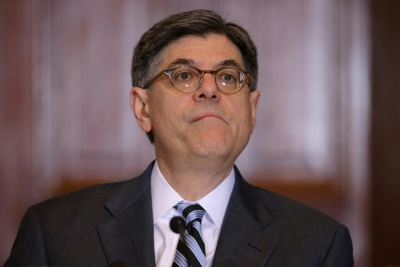 (Arquivo) O secret&aacute;rio do Tesouro dos EUA, Jacob Lew, em Washington no dia 13 de abril de 2016