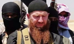 Omar al-Shishani, conhecido como "Omar o checheno", no Iraque em 29 de junho de 2014