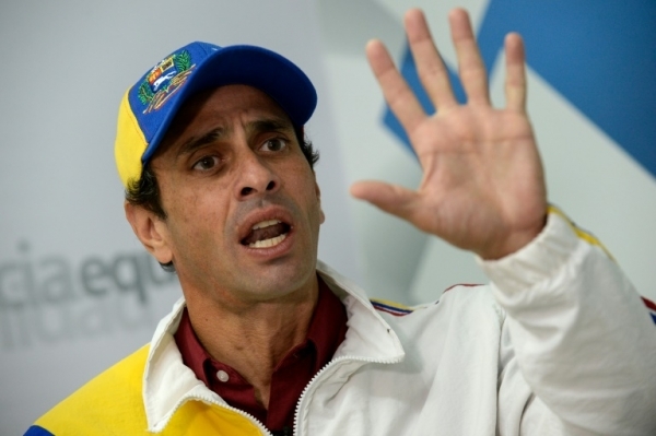 Henrique Capriles, em Caracas, no dia 3 de dezembro de 2015