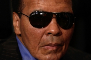 Muhammad Ali em 2011, durante uma entrevista coletiva no Clube Nacional de Imprensa de Washington