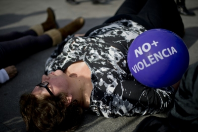 (3 jun) Manifesta&ccedil;&atilde;o no Chile contra a viol&ecirc;ncia de g&ecirc;nero