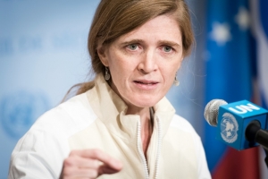 (Arquivo) A embaixadora americana na ONU, Samantha Power