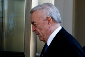 O ex-presidente da Confedera&ccedil;&atilde;o Brasileira de Futebol (CBF), Jos&eacute; Maria Marin, em Nova York, no dia 16 de janeiro de 2015
