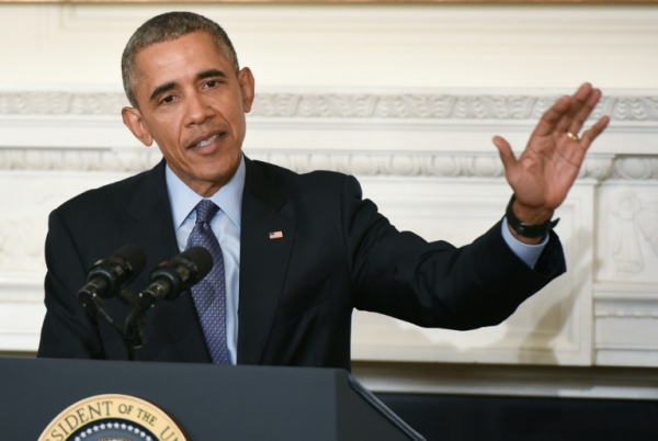 O presidente americano, Barack Obama, em Washington, DC, no dia 22 de fevereiro de 2016