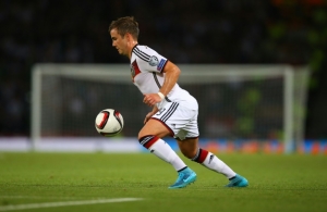 (Arquivo) O atacante do Bayern de Munique Mario G&ouml;tze