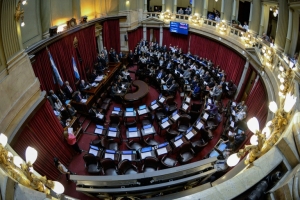 (Arquivo) Imagem do Senado argentino, localizado em Buenos Aires, no dia 12 de fevereiro de 2015