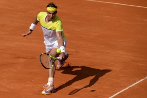 Rafael Nadal durante a semifinal do ATP de Buenos contra o austr&iacute;aco Dominic Thiem