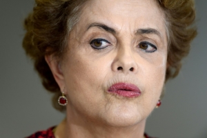 A presidente Dilma Rousseff, em Bras&iacute;lia, no dia 16 de mar&ccedil;o de 2016