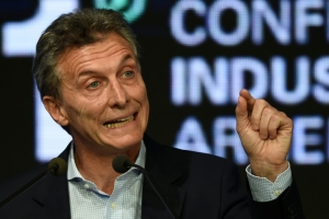 O presidente argentino, Mauricio Macri, em Buenos Aires, no dia 14 de dezembro de 2015
