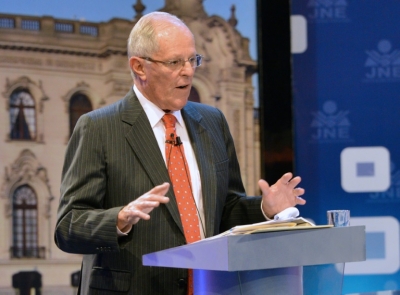 O candidato Pedro Pablo Kuczynski, em Lima, no dia 29 de maio de 2016