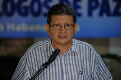 O negociador das Farc Pablo Catatumbo, em Havana, no dia 6 de abril de 2016