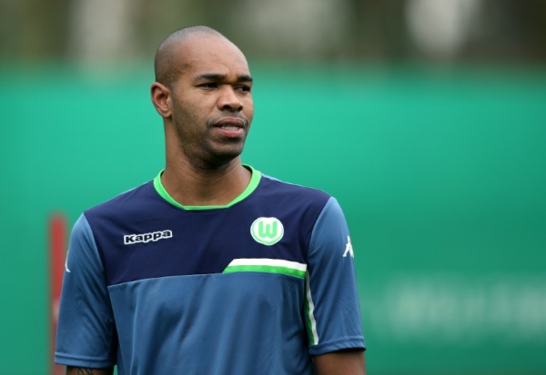O jogador Naldo, em Wolfsburg, no dia 5 de abril de 2016