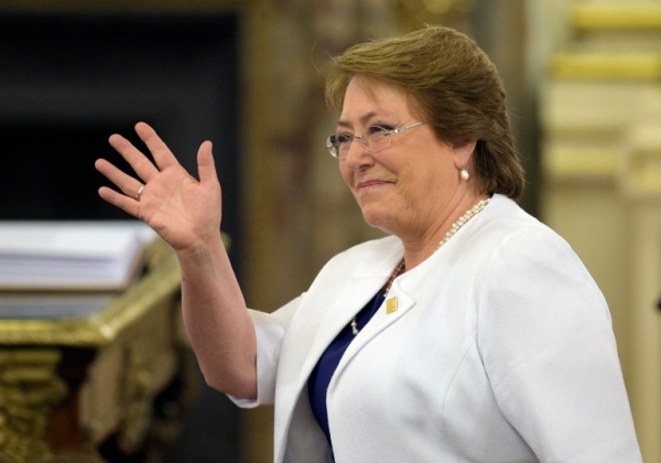 A presidente do Chile, Michelle Bachelet
