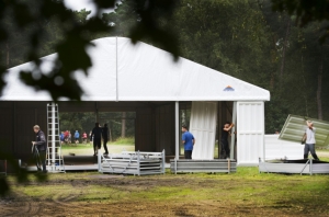 (Arquivo) O campo de demandantes de asilo de Nijmegen, no dia 19 de setembro de 2015