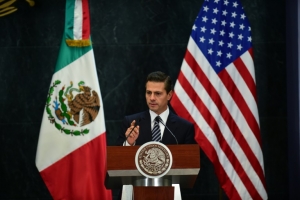 (Arquivo) O presidente mexicano, Enrique Pe&ntilde;a Nieto