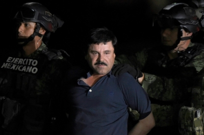 O narcotraficante Joaqu&iacute;n "El Chapo" Guzm&aacute;n, no dia 8 de janeiro de 2016