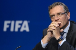 (Arquivo) J&eacute;r&ocirc;me Valcke, ex-secret&aacute;rio-geral da Fifa, foi suspenso por 12 anos de todas as atividades ligadas ao futebol pela justi&ccedil;a da federa&ccedil;&atilde;o internacional