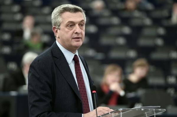 O diretor do Alto Comissariado das Na&ccedil;&otilde;es Unidas para os Refugiados (Acnur), Filippo Grandi, em Estrasburgo, no dia 8 de mar&ccedil;o de 2016