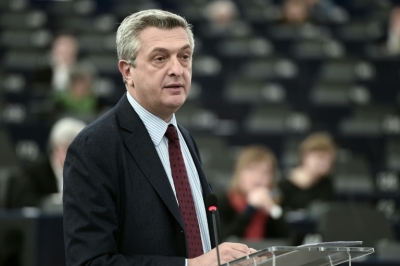 O diretor do Alto Comissariado das Na&ccedil;&otilde;es Unidas para os Refugiados (Acnur), Filippo Grandi, em Estrasburgo, no dia 8 de mar&ccedil;o de 2016