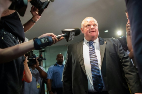 (Arquivo) O ex-prefeito de Toronto Rob Ford