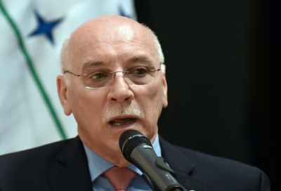 O ministro paraguaio das Rela&ccedil;&otilde;es Exteriores, Eladio Loizaga, em Assun&ccedil;&atilde;o, no dia 22 de setembro de 2015