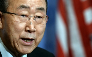 O secret&aacute;rio-geral da ONU, Ban Ki-moon, em Nova York, no dia 6 de janeiro de 2016