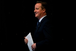 O primeiro-ministro brit&acirc;nico, David Cameron, em Londres, no dia 4 de fevereiro de 2016