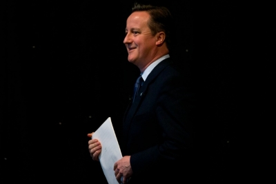 O primeiro-ministro brit&acirc;nico, David Cameron, em Londres, no dia 4 de fevereiro de 2016