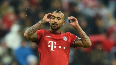Vidal fez uma grande partida, mas n&atilde;o conseguiu levar o Bayern &agrave; vit&oacute;ria, em 5 de mar&ccedil;o, em Dortmund