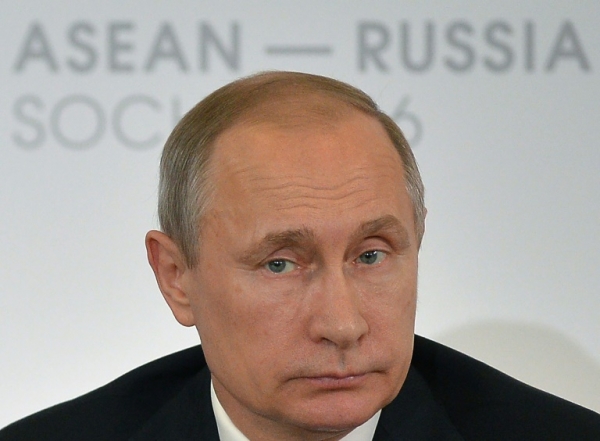 O presidente russo, Vladimir Putin, em Sochi, no dia 20 de maio de 2016