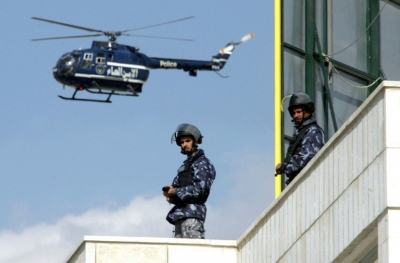 (Arquivo) For&ccedil;as de seguran&ccedil;a da Jord&acirc;nia montam guarda em Am&atilde;