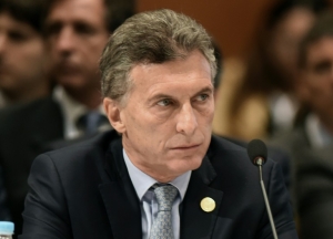 O presidente argentino, Mauricio Macri, em Luque, no dia 21 de dezembro de 2015