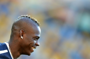 Mario Balotelli, em Kiev, no dia 30 de junho de 2012