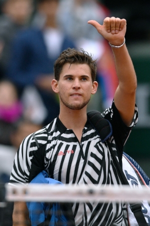 O austr&iacute;aco Dominic Thiem, ap&oacute;s a semifinal